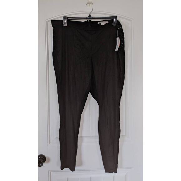 American Rag 3X Pants Faux-Suede Ponte Pants Leggings Trousers NWT Black Career - Picture 3 of 8
